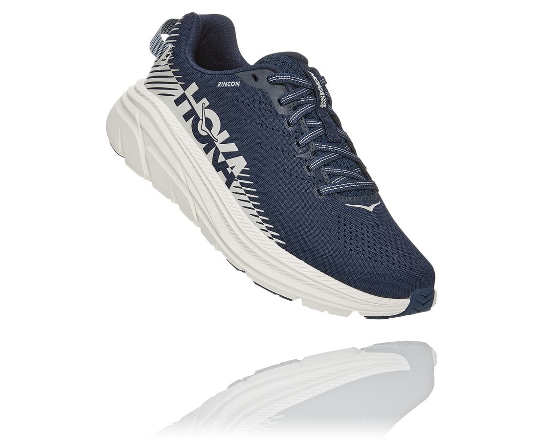 Hoka One One Rincon 2 South Africa - Mens Wide Running Shoes - Navy,MBEQW-0528